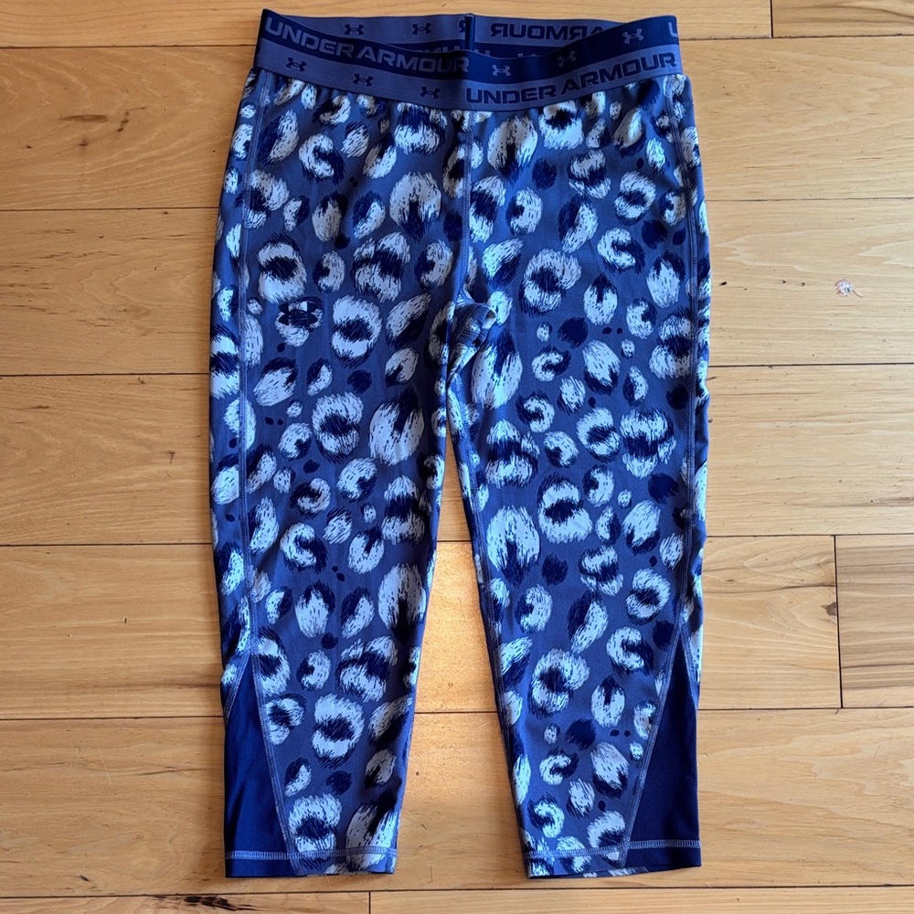 Under Armour Girls L Patterned 3/4 Leggings